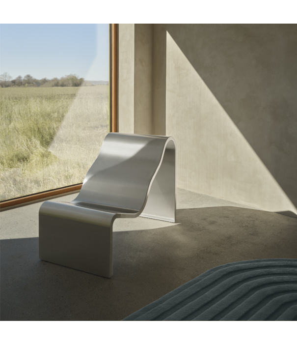 Muuto Muuto Dream view bench, geborsteld staal