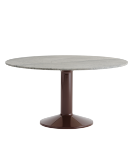 Muuto Midst Eettafel grijs marmer Ø140