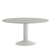 Midst Eettafel grijs marmer Ø140