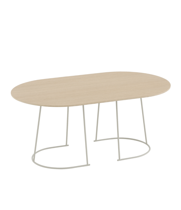 Muuto  Muuto Airy Coffee table off white, oak veneer