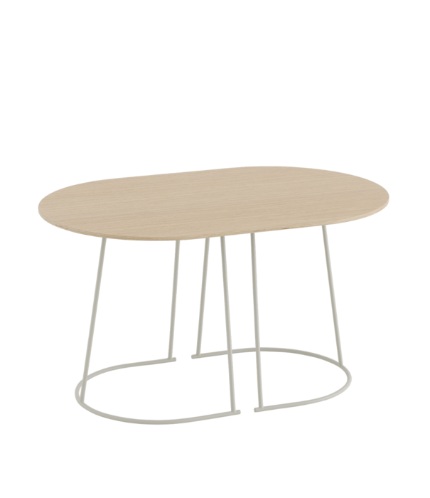 Muuto  Muuto Airy Coffee table off white, oak veneer