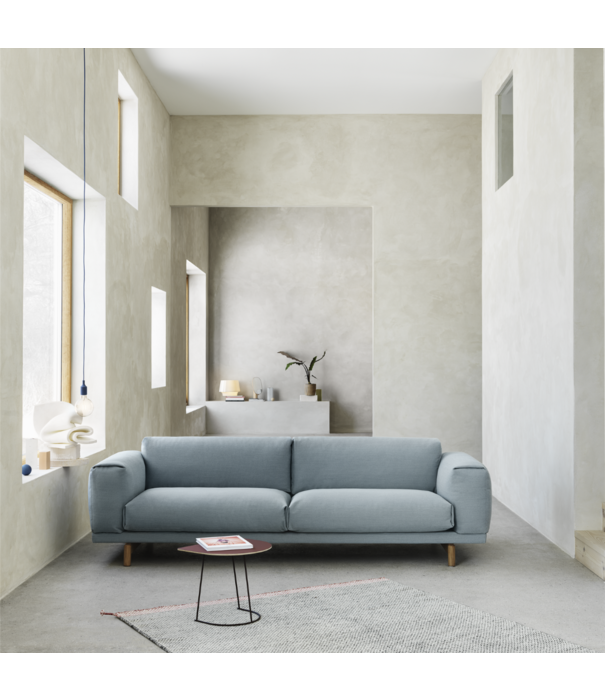 Muuto  Muuto Airy Coffee table off white, oak veneer