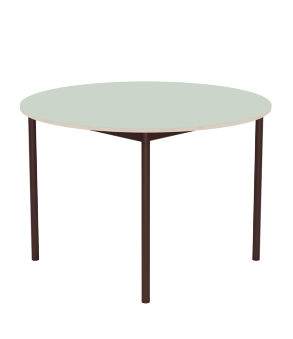 Muuto Muuto Base Eettafel Rond, licht groen laminaat
