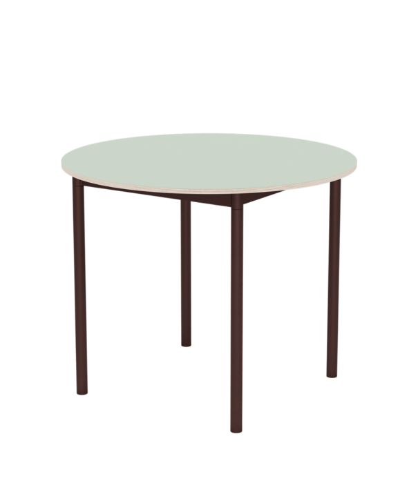 Muuto Muuto Base Eettafel Rond, licht groen laminaat