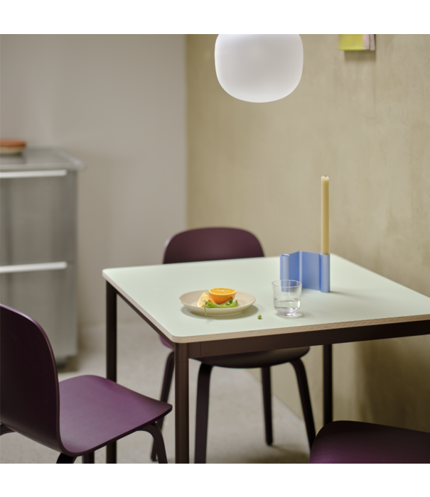 Muuto Muuto Base Dining Table Round,  light green laminate