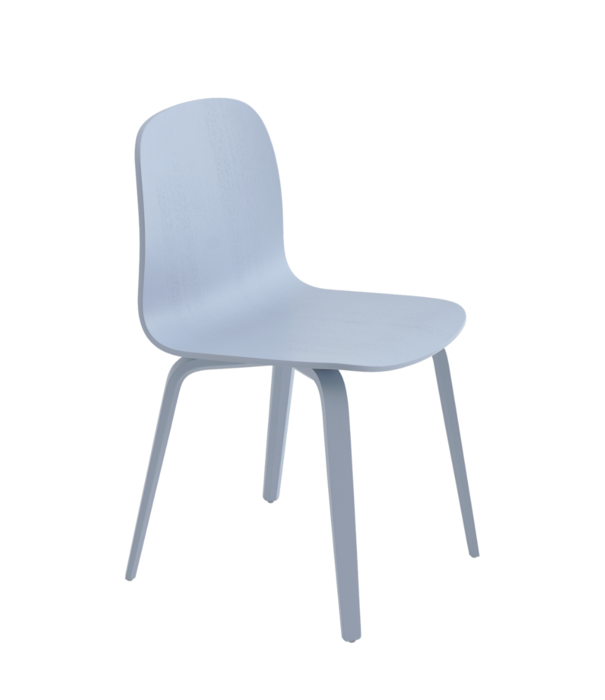 Muuto Muuto Visu Wood Eetkamerstoel light blue