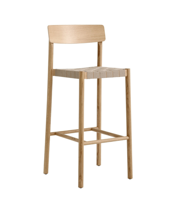 &Tradition &Tradition Betty TK15 Barkruk, zitting geweven