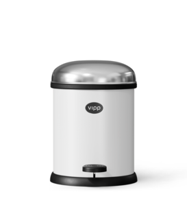 Vipp 12 Pedal Bin white 3 L