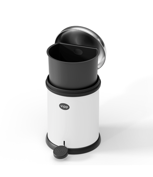 Vipp  Vipp 12 Pedal Bin white, 3 L