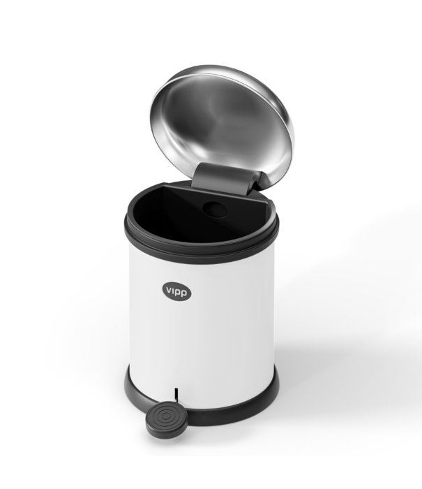 Vipp  Vipp 12 Pedal Bin white, 3 L