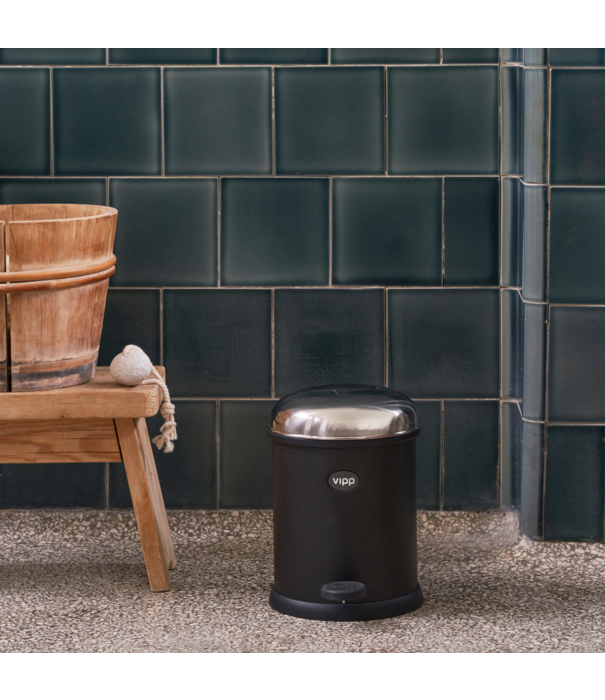 Vipp  Vipp 12 Pedal Bin black, 3L