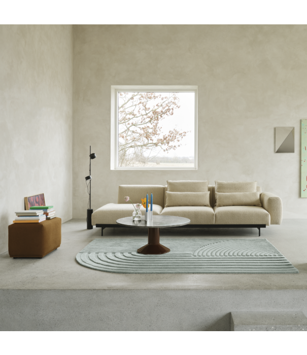 Muuto  Muuto In Situ 2-seater Sofa config. 5 Clay 15, black base