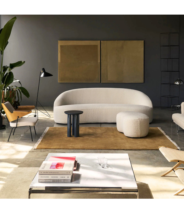 &Tradition &Tradition Sett LN13 coffee table, Verde Guatemala - dark chrome