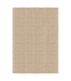 Layered Basket Weave Sisal Rug natural