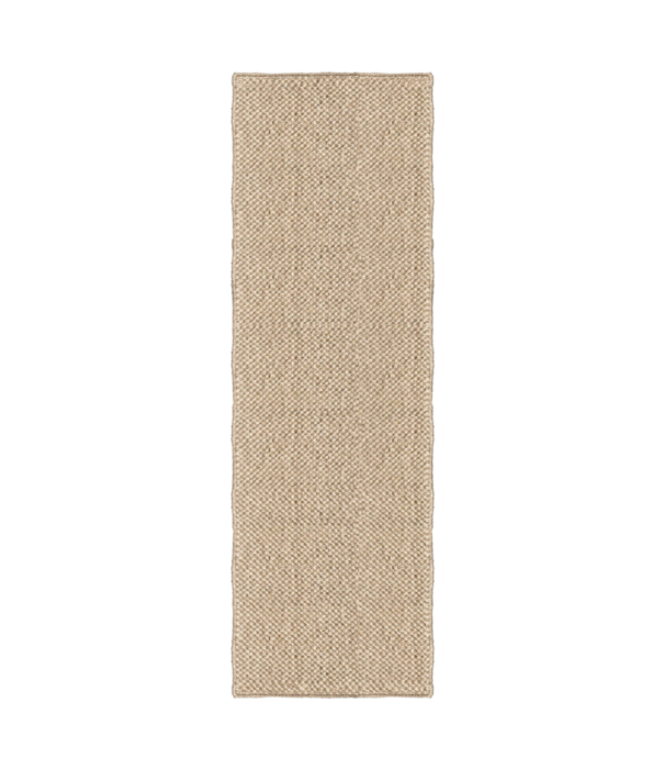 Layered  Layered Basket Weave Sisal Rug natural