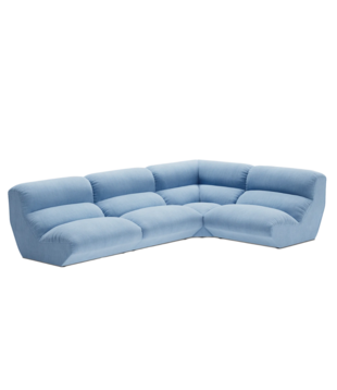 Hi Lo Hoekbank configuratie E - 330 x 220cm