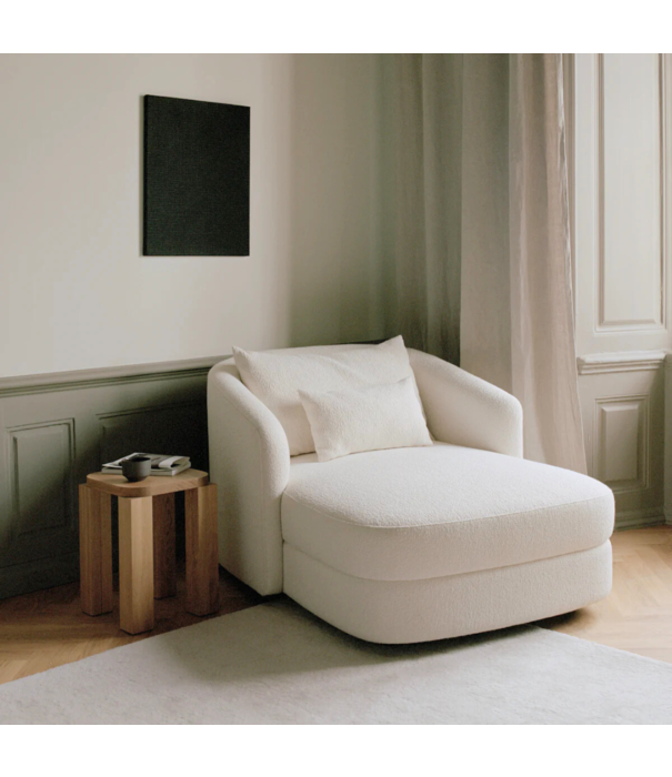 New Works  New Works Covent Chaise Longue Lana 24 cream