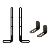 Soundbar bracket and angle bracket, charcoal, 2 stuks