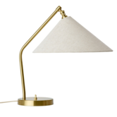 Gubi Gräshoppa table lamp, fabric shade