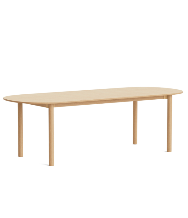 Hay  Hay Annex Oblong Eettafel eiken, eiken onderstel 240cm