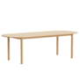 Hay Annex Oblong Eettafel eiken, eiken onderstel 240cm