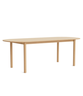 Hay Annex Oblong Dining Table oak, oak base 220cm