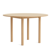 Hay Annex Dining Table lacquered oak Ø110