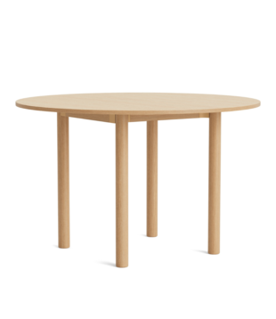 Annex Round Dining Table lacquered oak 110cm