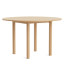Hay Annex Dining Table lacquered oak Ø120
