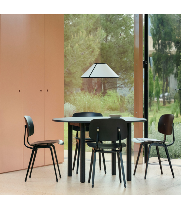 Hay  Hay Annex Dining Table lacquered oak Ø120