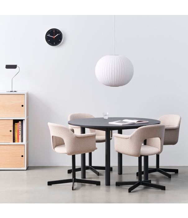 Hay  Hay Annex Eettafel gelakt eiken Ø110