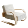 Artek Aalto Armchair 400 Tank birch, prestige cream