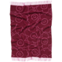 Marimekko Piirto Unikko Throw Burgundy / fuchsia