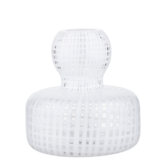 Marimekko Flower Vaas clear, white