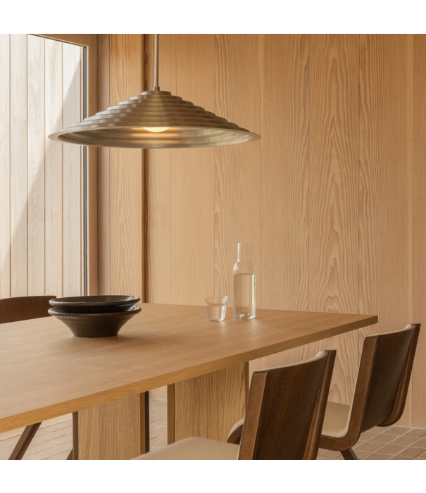 Audo Audo Chancery Hanglamp geborsteld aluminium