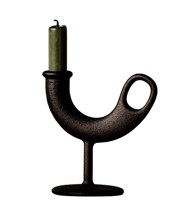 Nedre Foss  Nedre Foss Ildhane Candlestick cast iron