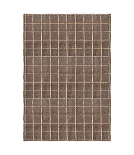 Layered Strata Jute Vloerkleed  brown