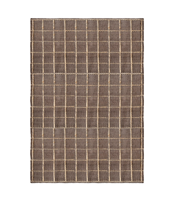 Layered  Layered Strata Jute Vloerkleed  brown