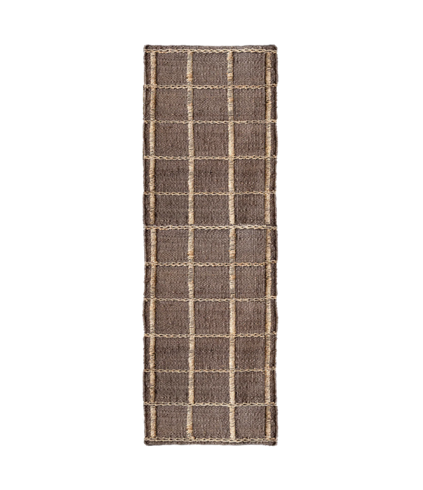Layered  Layered Strata Jute Vloerkleed  brown