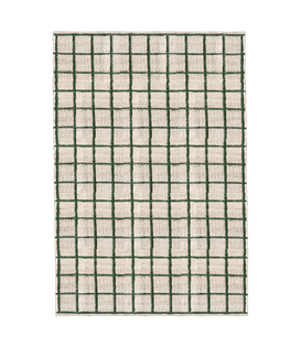 Layered Strata Jute Rug green