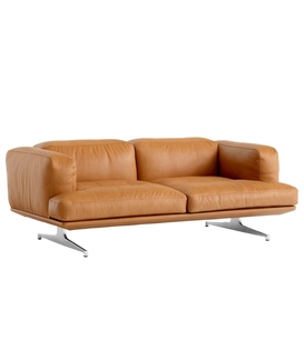 Inland AV22  2-zits Bank cognac Noble leer