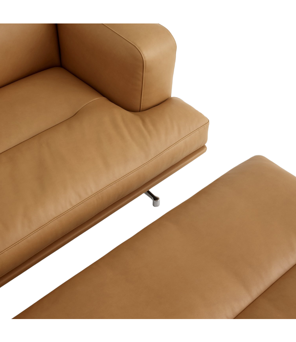 &Tradition Inland AV32 pouf, cognac Noble leather