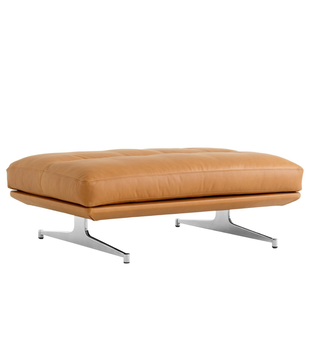 Inland AV32 Pouf cognac Noble leather