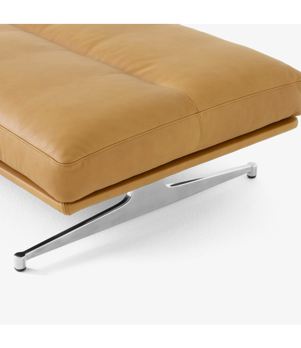&Tradition &Tradition Inland AV32 pouf, cognac Noble leather