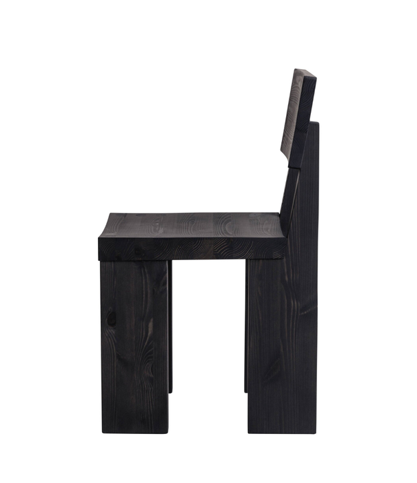 Vaarnii Vaarnii  001 dining chair black pine