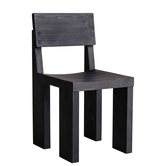 Vaarnii  001 dining chair black pine