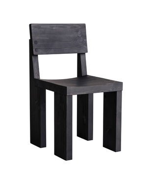001 Dining Chair black pine