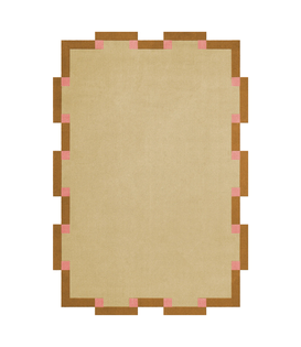 Layered Teklan Fregio Rug Butter Blossom