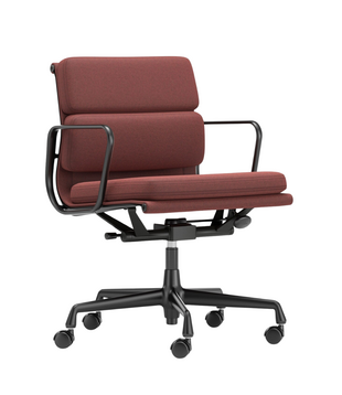 Vitra - Soft Pad Chair EA 217 onderstel diepzwart
