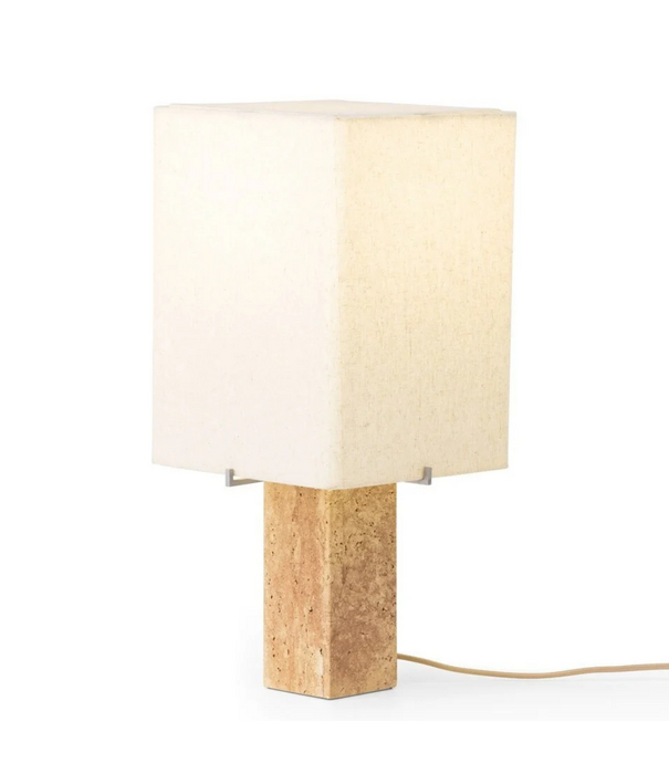 Audo Audo Nonna Table Lamp travertine, sand shade 49cm